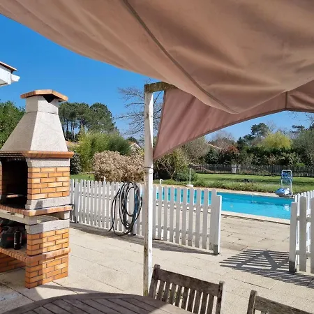 Maison Avec Piscine Privee A - 8 Pers, Wifi, Animaux Admis - Fr-1-521-196 * Biscarrosse